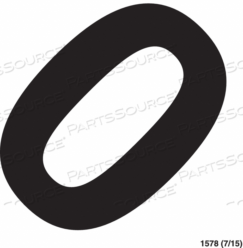 NUMBER LABEL 0 BLACK PK20 by J.J. Keller & Associates NUMBER LABEL 0 BLACK PK20 by J.J. Keller & Associates