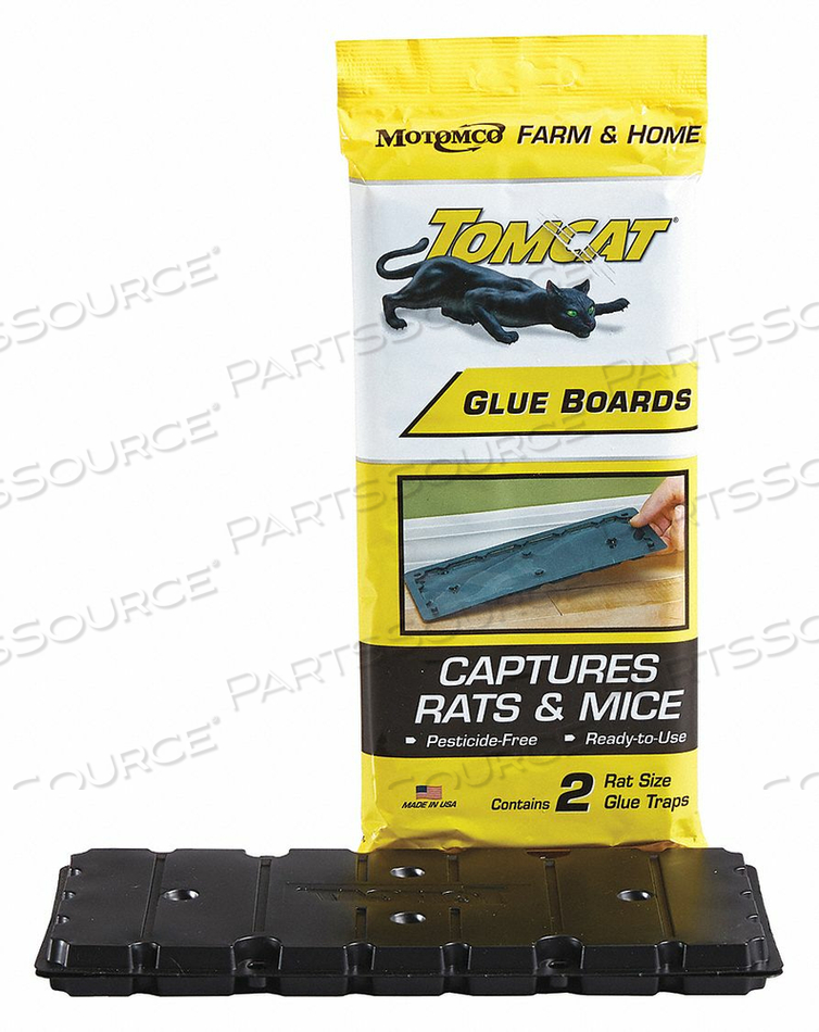 GLUE TRAP 9-3/4 IN L 4-3/4 IN W PK2 by Motomco