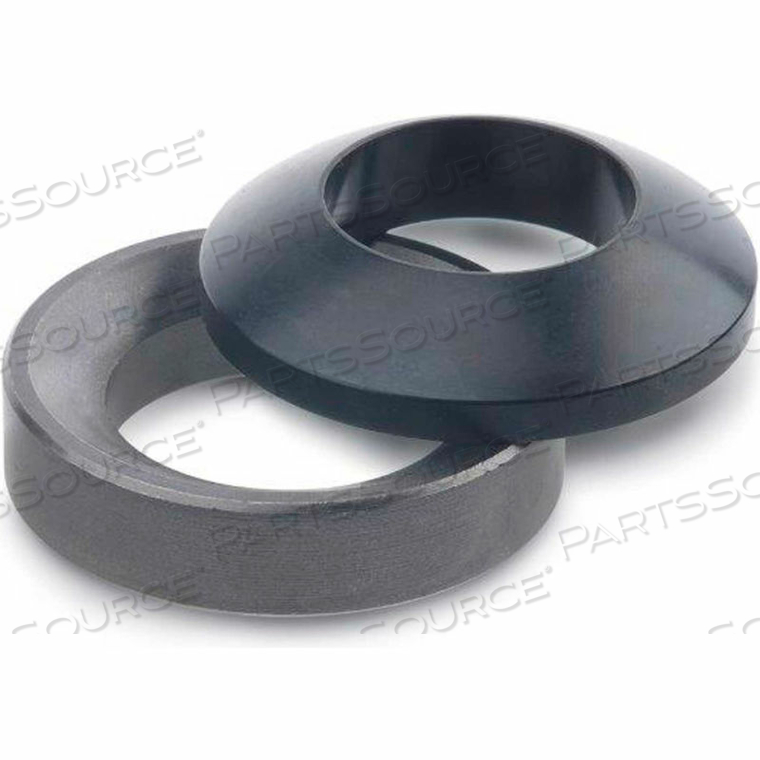 DIN 6319 SPHERICAL WASHERS, STEEL, DISHED TYPE, BLACKENED, M12, 3/16"T, 9/16" I.D by J.W. Winco DIN 6319 SPHERICAL WASHERS, STEEL, DISHED TYPE, BLACKENED, M12, 3/16"T, 9/16" I.D by J.W. Winco