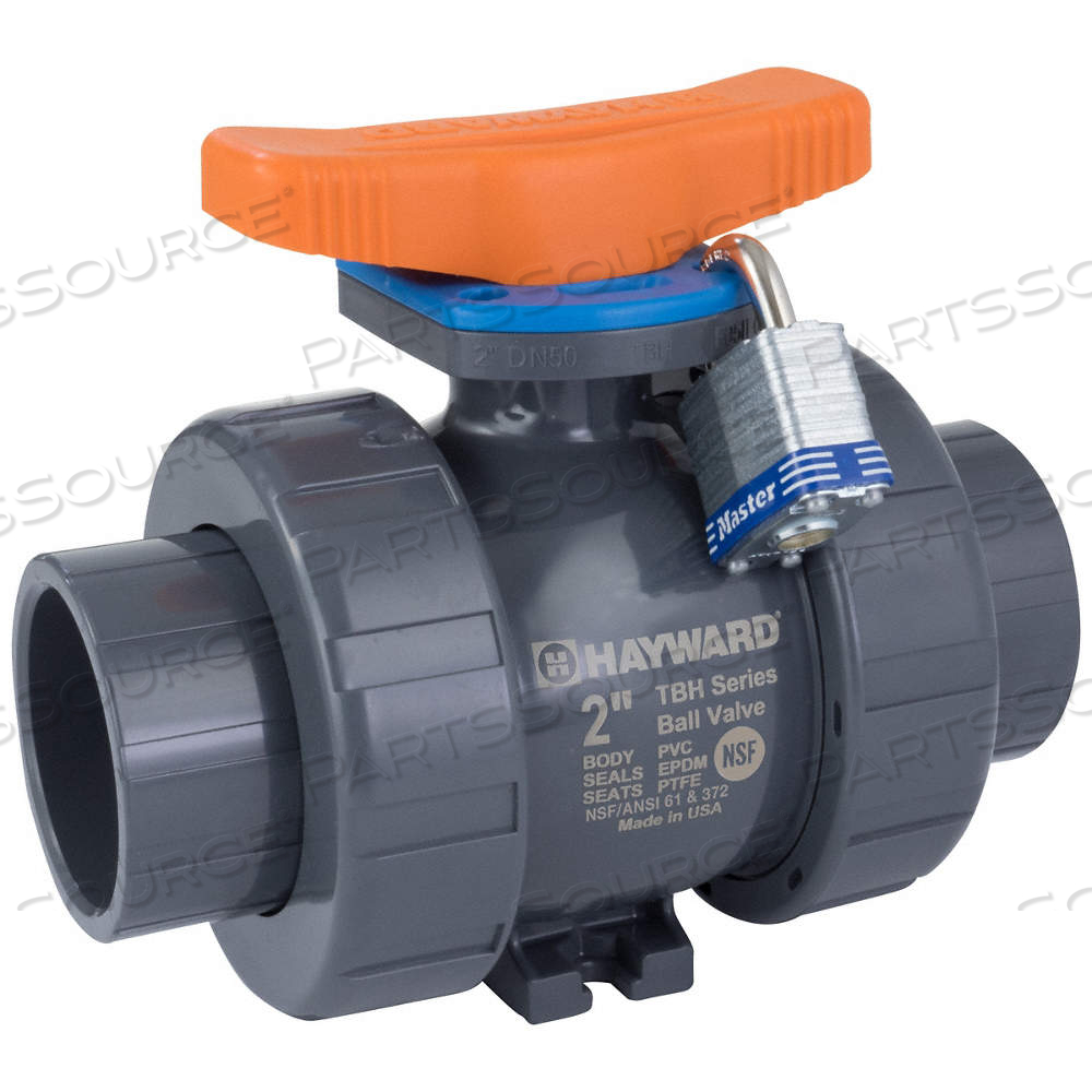 BALL VALVE PVC BALL 1 PIPE FULL PORT by Hayward