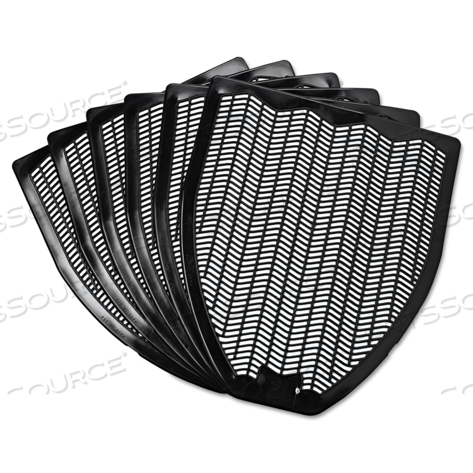 DISPOSABLE URINAL FLOOR MAT, NONSLIP, FRESH BLAST SCENT, 17.5 X 20.38, BLACK by Impact Products DISPOSABLE URINAL FLOOR MAT, NONSLIP, FRESH BLAST SCENT, 17.5 X 20.38, BLACK by Impact Products