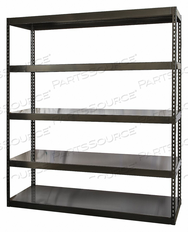 BOLTLESS SHELVING STARTER 84 H BLACK by Hallowell BOLTLESS SHELVING STARTER 84 H BLACK by Hallowell