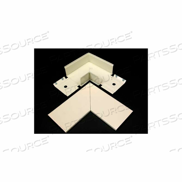 V3011E 90 FLAT ELBOW, IVORY, 6"L 