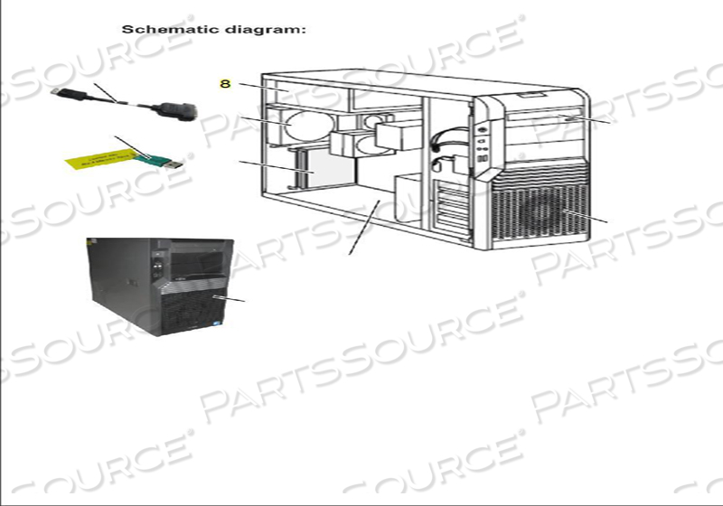 PC/WS POWER SUPPLY UNIT 700W FOR ANGIO LAB, C-ARM, CATH LAB by Siemens Medical Solutions