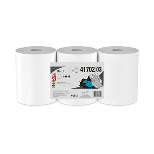 X70 CLOTHS, CENTER-PULL, 9.8 X 12.2, WHITE, 275/ROLL, 3 ROLLS/CARTON by WypAll X70 CLOTHS, CENTER-PULL, 9.8 X 12.2, WHITE, 275/ROLL, 3 ROLLS/CARTON by WypAll