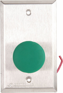 PUSH BUTTON 125VAC 2-3/4 W GREEN BUTTON by Dortronics Systems, Inc.