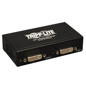 2-PORT DVI SPLITTER WITH AUDIO AND SIGNAL BOOSTER by Tripp Lite