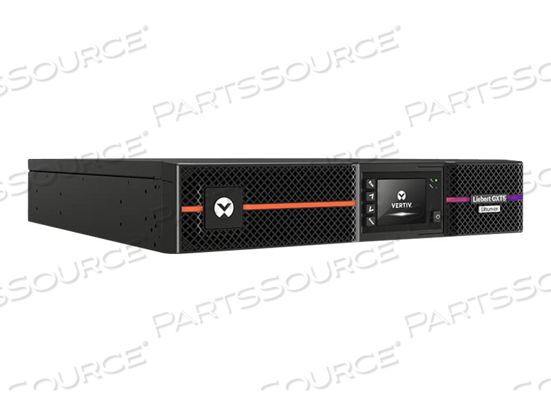 LIEBERT GXT5, UPS (RACK-MOUNTABLE / EXTERNAL), AC 120 V, 1000 WATT, 1000 VA, ETHERNET 10/100, USB, OUTPUT CONNECTORS: 6, 2U by Vertiv