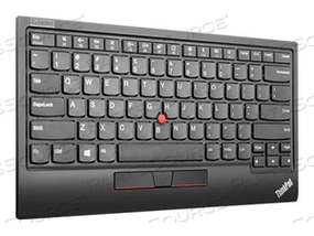 THINKPAD TRACKPOINT KEYBOARD II, KEYBOARD, WITH TRACKPOINT, WIRELESS, 2.4 GHZ, BLUETOOTH 5.0, QWERTY, US, KEY SWITCH: SCISSOR-KEY, PURE BLAC by Lenovo