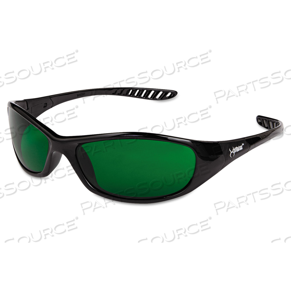 V40 HELLRAISER SAFETY EYEWEAR, BLACK FRAME, IR/UV 3.0 LENS by KleenGuard V40 HELLRAISER SAFETY EYEWEAR, BLACK FRAME, IR/UV 3.0 LENS by KleenGuard