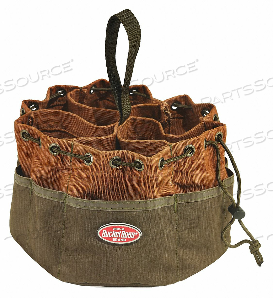 TOOL BAG COTTON CANVAS 19 POCKETS 10 D by Bucket Boss TOOL BAG COTTON CANVAS 19 POCKETS 10 D by Bucket Boss