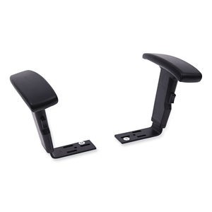 OPTIONAL HEIGHT-ADJUSTABLE T-ARMS FOR ALERA ESSENTIA AND INTERVAL SERIES CHAIRS, BLACK, 2/SET by Alera