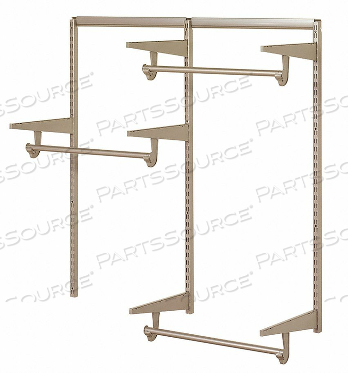 CLOSET HARDWARE KIT STEEL 800 LB. by Knape & Vogt CLOSET HARDWARE KIT STEEL 800 LB. by Knape & Vogt