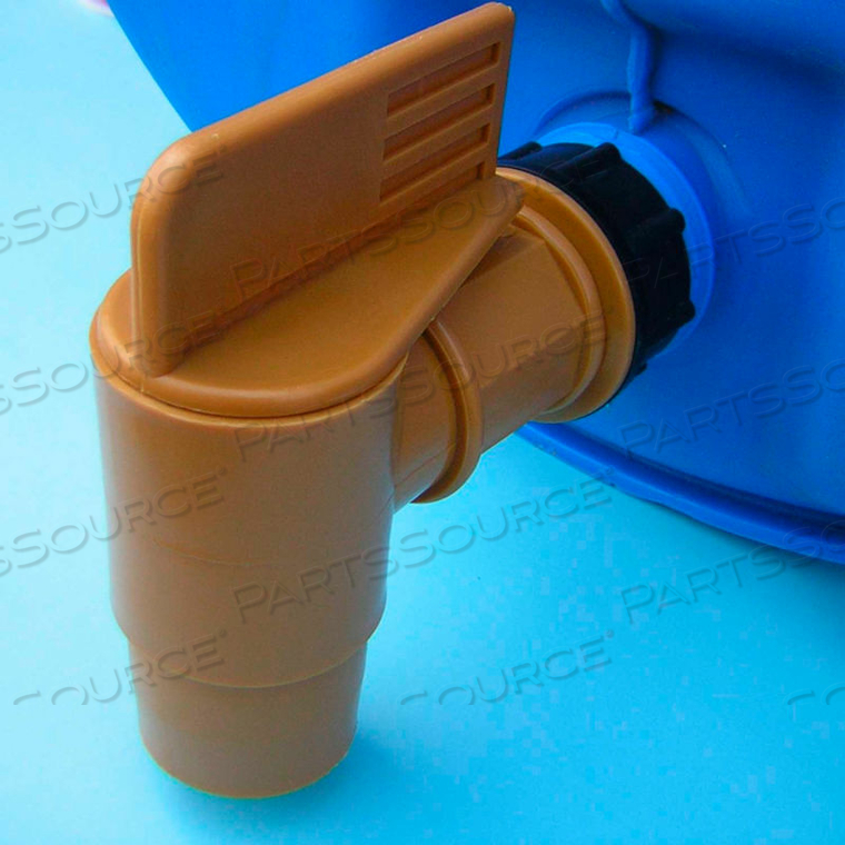 HIGH FLOW POLYETHYLENE PLASTIC DRUM FAUCET by ScopeNEXT HIGH FLOW POLYETHYLENE PLASTIC DRUM FAUCET by ScopeNEXT