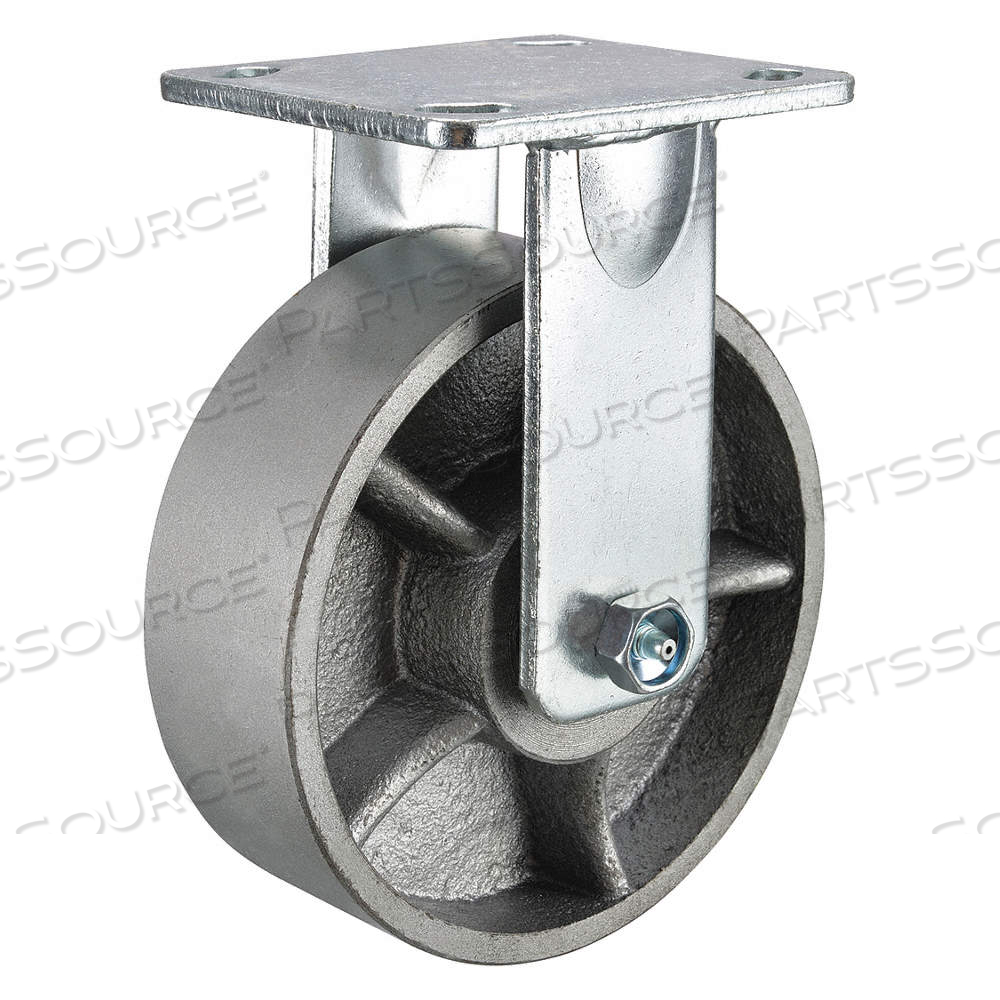 KINGPINLESS PLATE CASTER, 6 IN WHEEL DIA., 3500 LB, 7 1/2 IN MOUNTING HT, EXTRA HARD by Approved Vendor KINGPINLESS PLATE CASTER, 6 IN WHEEL DIA., 3500 LB, 7 1/2 IN MOUNTING HT, EXTRA HARD by Approved Vendor