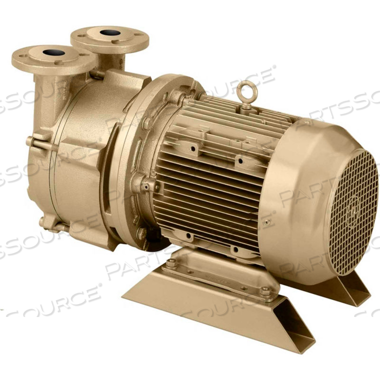 LIQUID RING VACUUM PUMP, 35 ACFM, 3HP 