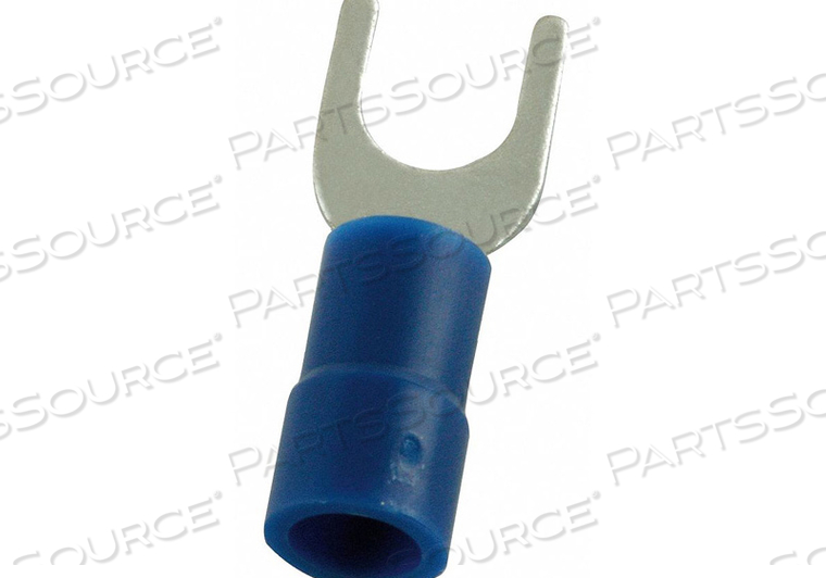 FORK TERMINAL STD #8 STUD BLUE PK100 by Power First FORK TERMINAL STD #8 STUD BLUE PK100 by Power First