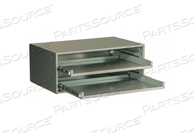 DRAWER CABINET FRAME 2 DRAWERS GRAY by Durham Manufacturing Company DRAWER CABINET FRAME 2 DRAWERS GRAY by Durham Manufacturing Company