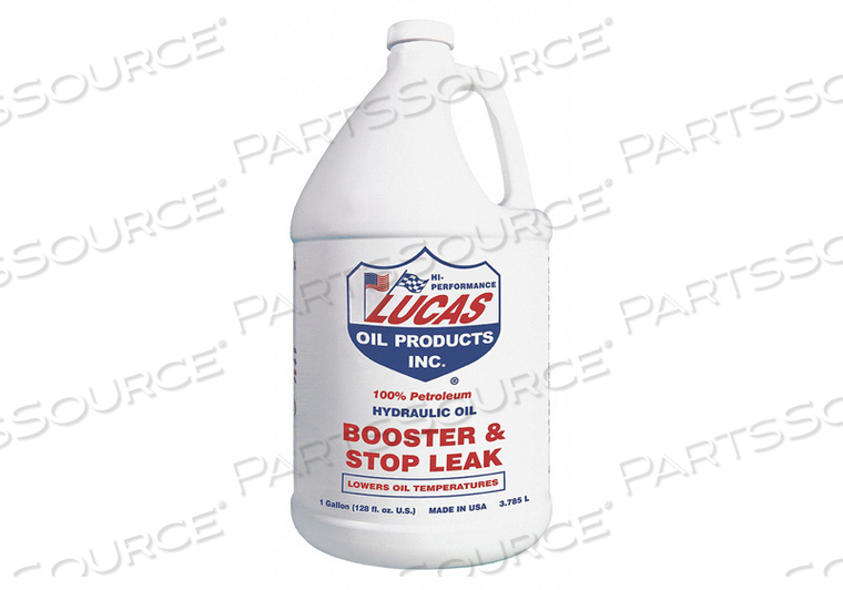 HYDRAULIC OIL, 1 GAL CONTAINER, JUG, DISTILLATES (PETROLEUM),SOLVENT-REFINED HEAVY NAPHTHENIC, SLIGHT PETROLEUM, RED, AEROSOL, 158 DEG F by Lucas HYDRAULIC OIL, 1 GAL CONTAINER, JUG, DISTILLATES (PETROLEUM),SOLVENT-REFINED HEAVY NAPHTHENIC, SLIGHT PETROLEUM, RED, AEROSOL, 158 DEG F by Lucas