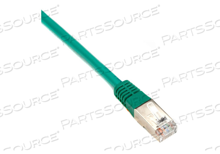 STRANDED ETHERNET PATCH CABLE, GREEN, 26 AWG, RJ-45 MALE, CM PVC JACKET, RJ-45 MALE, 250 MHZ, 25 FT 