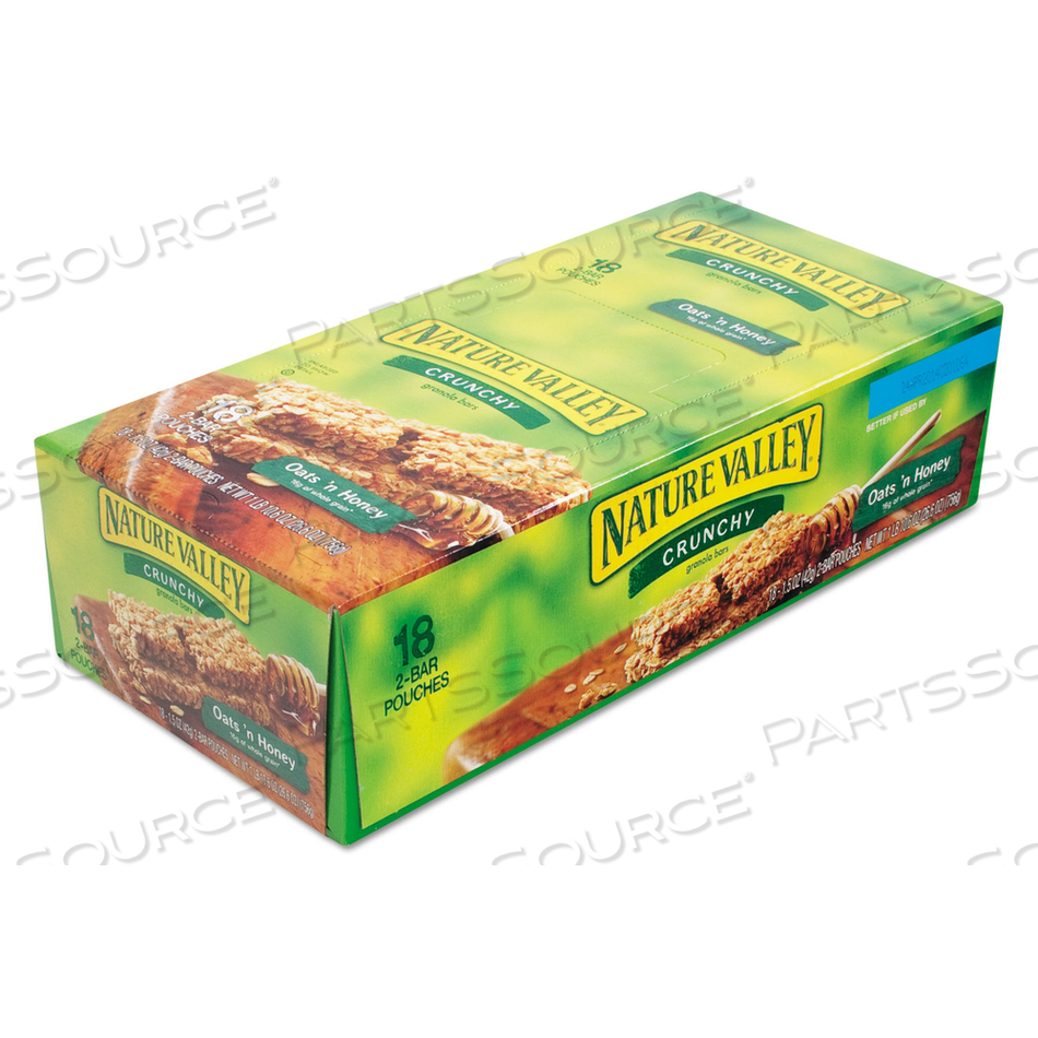 GRANOLA BARS, OATS'N HONEY CEREAL, 1.5 OZ BAR by Nature Valley GRANOLA BARS, OATS'N HONEY CEREAL, 1.5 OZ BAR by Nature Valley