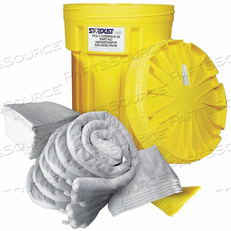 SPILL KIT OIL-BASED LIQUIDS YELLOW by Stardust Spill Products SPILL KIT OIL-BASED LIQUIDS YELLOW by Stardust Spill Products