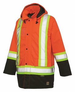 HIGH VISIBILITY JACKET 2XL HI-VIS ORANGE by Tough Duck