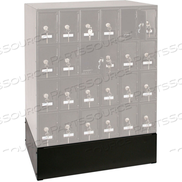 OPTIONAL BASE FOR 22"W X 16"D X 6"H BLACK LOCKER by United Visual Products