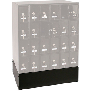 OPTIONAL BASE FOR 22"W X 16"D X 6"H BLACK LOCKER by United Visual Products