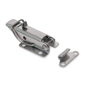DOOR LATCH, STAINLESS STEEL, 1 1/8 IN DP, 1 1/4 IN HT, 3 IN WD by Battalion Hardware Manufacturing DOOR LATCH, STAINLESS STEEL, 1 1/8 IN DP, 1 1/4 IN HT, 3 IN WD by Battalion Hardware Manufacturing