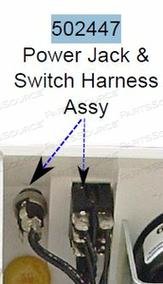 ASSEMBLY, POWER JACK AND SWITCH HARNESS, LATEX-FREE LATEX/LATEX-FREE, FOR PM65 EASYGOVAC ASPIRATOR by Precision Medical, Inc.