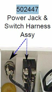 ASSEMBLY, POWER JACK AND SWITCH HARNESS, LATEX-FREE LATEX/LATEX-FREE, FOR PM65 EASYGOVAC ASPIRATOR by Precision Medical, Inc.