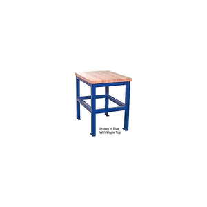 24 X 36 X 24 STANDARD SHOP STAND - MAPLE- BLUE by Built Rite Br