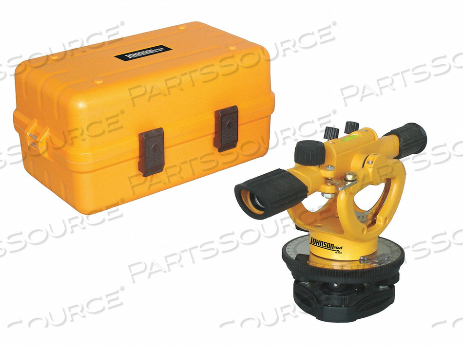 22X BUILDERS TRANSIT LEVEL RANGE 200 FT by Johnson Level