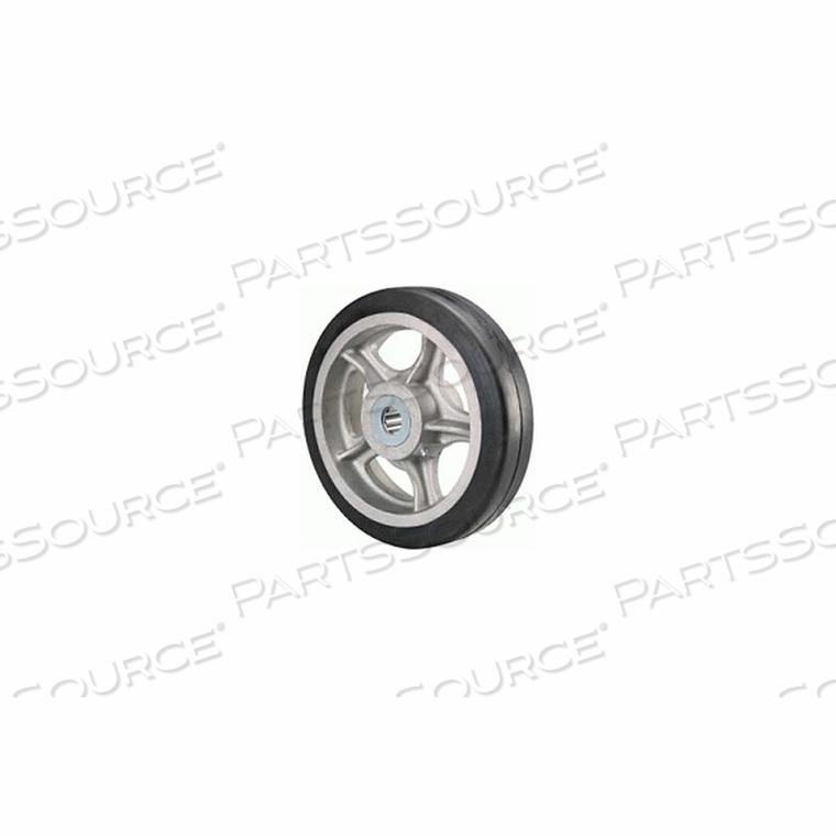RUBBER ON ALUMINUM WHEEL 10 X 2 - 1" ROLLER BEARING by Hamilton RUBBER ON ALUMINUM WHEEL 10 X 2 - 1" ROLLER BEARING by Hamilton