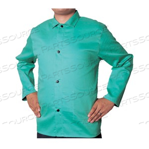 33-6630XXL ALLIANCE COOL FR COTTON JACKET,GREEN,2XL,30" SLEEVES by Weldas