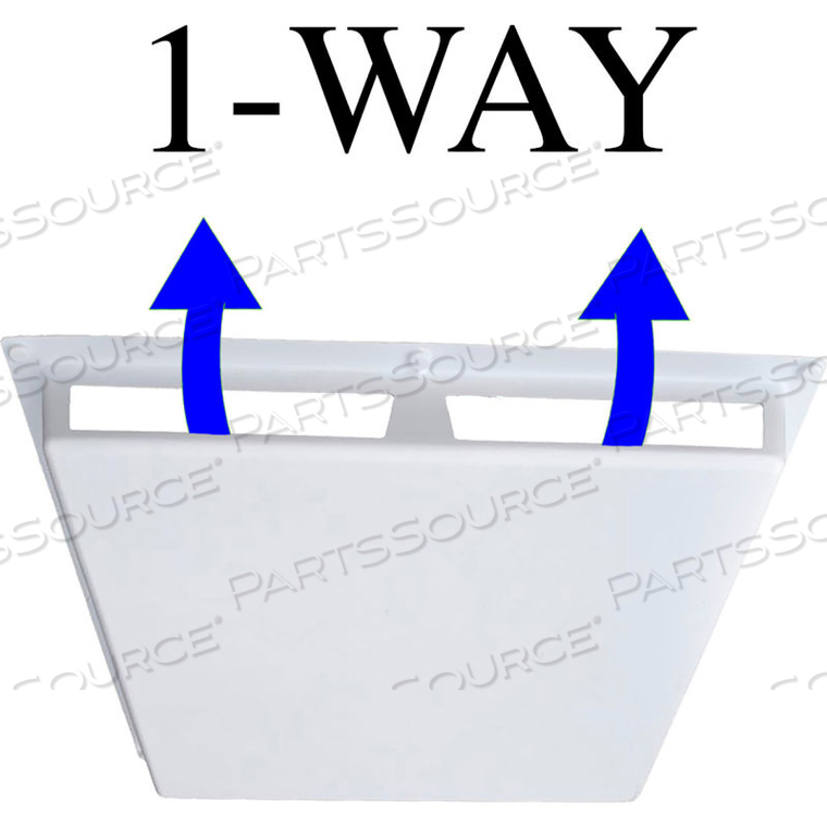 COMMERCIAL AIR DEFLECTOR VENT COVER FOR 24" X 24" DIFFUSERS by Elima-Draft Incorporated COMMERCIAL AIR DEFLECTOR VENT COVER FOR 24" X 24" DIFFUSERS by Elima-Draft Incorporated