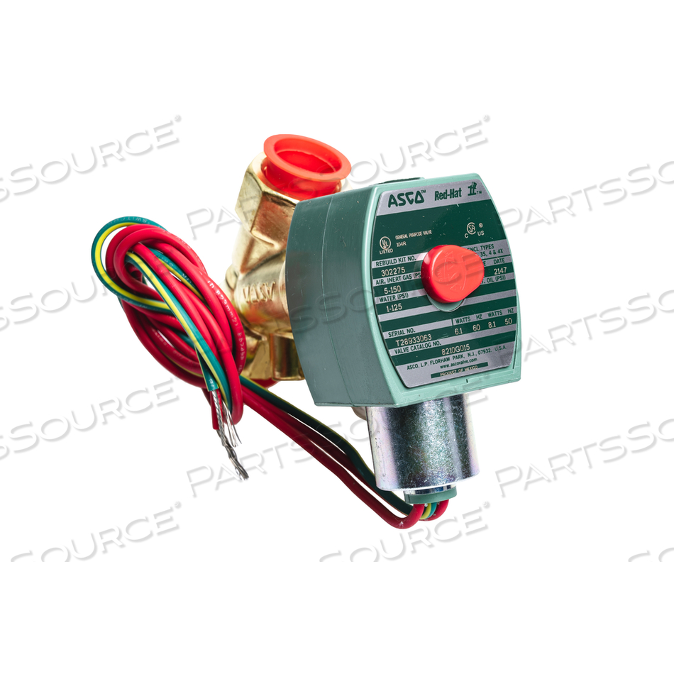 2-WAY VALVE, 1/2 IN NPT, BRASS by Getinge USA Sales, LLC