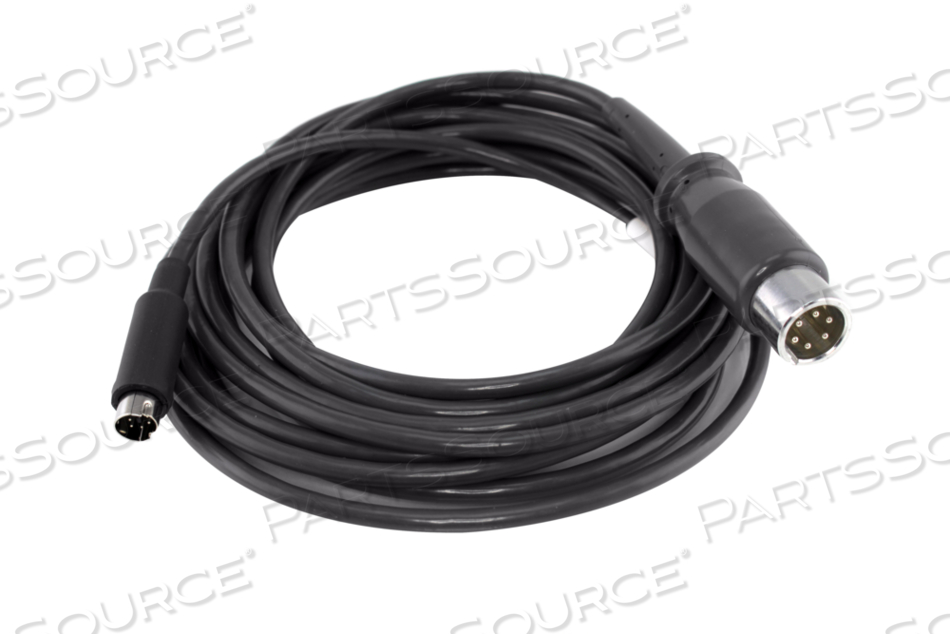 ECG CABLE, 7-PIN MINI-DIN MONITOR OUTPUT, AAMI 6-PIN STANDARD MEDICAL DEFIBRILLATOR INPUT, 14 FT by MAGUIRE ENTERPRISES, Inc