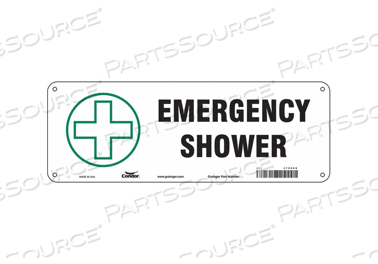 SAFETY SIGN 14 W X 5 H 0.060 THICK 