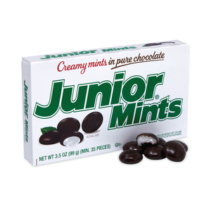 THEATER BOX, DARK CHOCOLATE MINT, 3.5 OZ BOX, 12 COUNT by Junior Mints