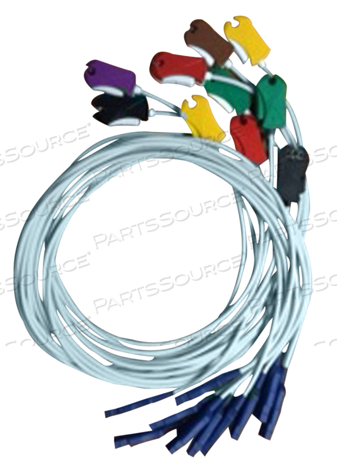 RPLCMNT LEAD SET RDS 10 WIRE CLIPS IEC 