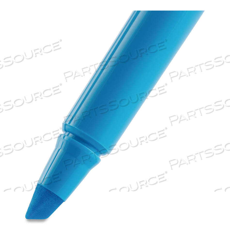 BRITE LINER HIGHLIGHTER, FLUORESCENT BLUE INK, CHISEL TIP, BLUE/BLACK BARREL by BIC BRITE LINER HIGHLIGHTER, FLUORESCENT BLUE INK, CHISEL TIP, BLUE/BLACK BARREL by BIC