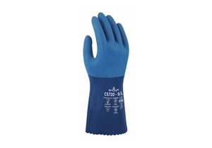GLOVES BLUE FULLY COATED 12 L SIZE L PR by SHOWA