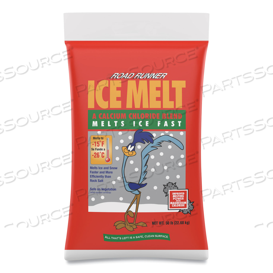 ROAD RUNNER ICE MELT, 50 LB BAG 