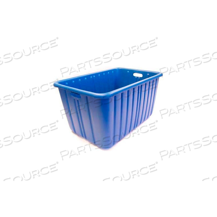 TOTE-ALLS TOTE CONTAINER 18"L X 12-1/2"W X 6-1/2"H, BLUE by New England Plastics TOTE-ALLS TOTE CONTAINER 18"L X 12-1/2"W X 6-1/2"H, BLUE by New England Plastics