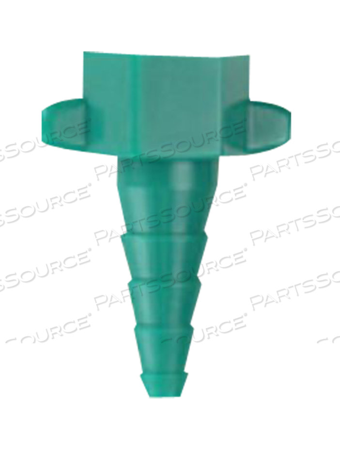 1/4IN HOSE BARB OUTLET GREEN OXYGEN DISPOSABLE MEDICAL TUBING DISS NIPPLE by Precision Medical, Inc. 1/4IN HOSE BARB OUTLET GREEN OXYGEN DISPOSABLE MEDICAL TUBING DISS NIPPLE by Precision Medical, Inc.