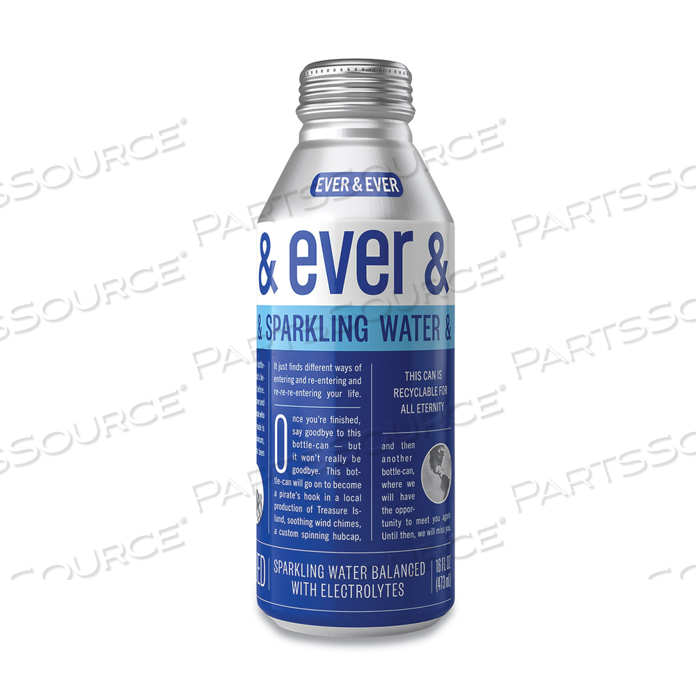 REVERSE OSMOSIS SPARKLING WATER, 16 OZ BOTTLE, 12/CARTON 