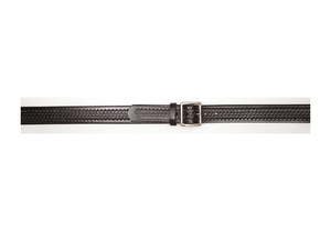GARRISON BELT BLACK WEAVE 48 IN by Gould Goodrich Inc.