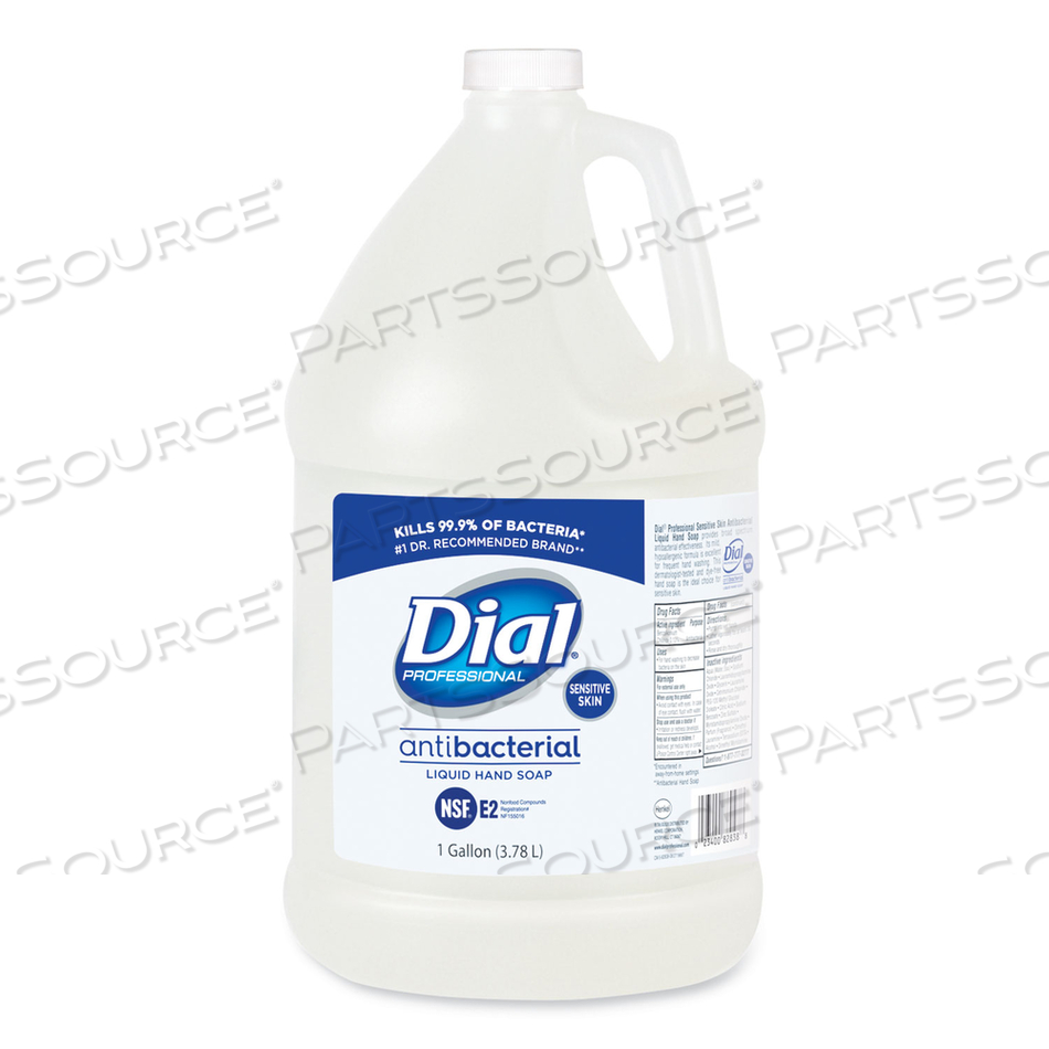 ANTIBACTERIAL LIQUID HAND SOAP FOR SENSITIVE SKIN, FLORAL, 1 GAL by Dial